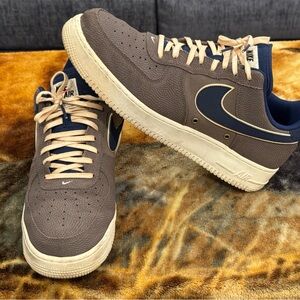 Nike Air Force 1 Grey and Navy